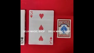 Invisible deck Jumbo size Order from Delhi magic shop India