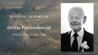 George Papaemmanouil Funeral Service (24/06/2024)