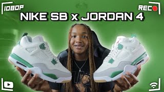 NIKE SB x JORDAN 4 “PINE GREEN” UNBOXING + ON FEET!