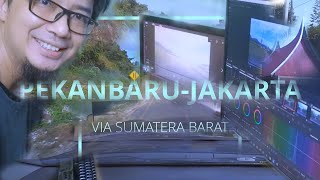 TRIP PEKANBARU-JAKARTA VIA SUMATERA BARAT;KEINDAHAN DANAU MANINJAU DARI PUNCAK LAWANG