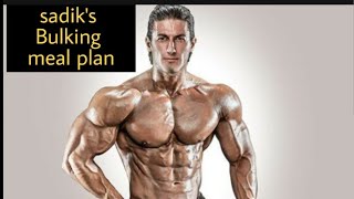 sadik's  Bulking 4755 calorie meal plan !!