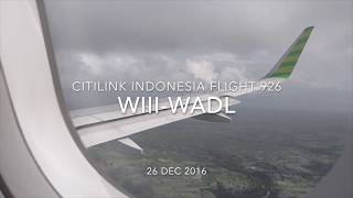 Citilink Indonesia Airbus A320-214 Landing at Lombok Airport (WADL|LOP)