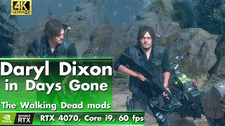 Daryl Dixon in Days Gone - The Walking Dead mods [RTX 4070, 4K, 60 fps]