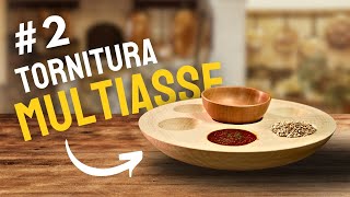 Tornitura di un PIATTO per ANTIPASTI (PARTE 2/2) - Tornitura per la cucina #faidate