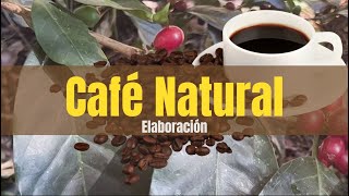 Café natural en el campo de Manabao.