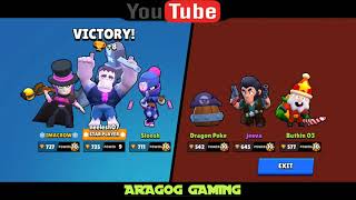 Frank pro gameplay in Brawl ball. ARAGOG GAMING.