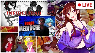 🐲Directo🐲: El HORRIBLE Humor Otaku, Novias IA, La infidelidad - Reaccionando a Videos y ratoteandoxD