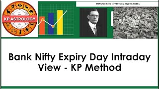 Expiry Day | Intraday View | KP Method