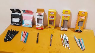 Unboxing and Review of montex 20 20, monitor, elite, impression gold, banker, megastone ball pen