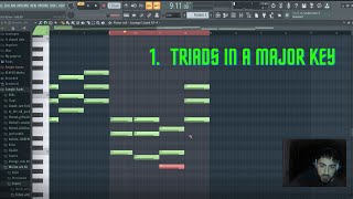 Chord Theory for Piano Roll 1. Triads in a Major Key (FL Studio Tutorial)