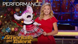 Darci Lynne and Petunia Sing "Rockin' Around the Christmas Tree" - My Hometown Christmas Performance