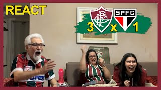 FAMÍLIA TRICOLOR REAGE À 3 FLUMINENSE X 1 SÃO PAULO- CAMPEONATO BRASILEIRO 2022