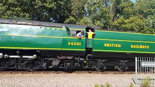 Nene Valley Railway Steam in Green weekend 60009 & 34081 1st & 2nd September 2018 *Read Desc*