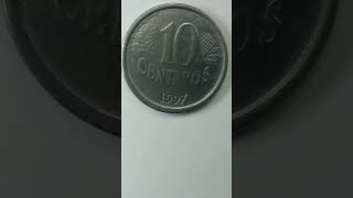 10 CENTAVOS EM AÇO, DATA VAZADA E DETALHES.#foryou #shorts #coin