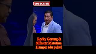 Panas Rocky Gerung hampir kena tonjok...???