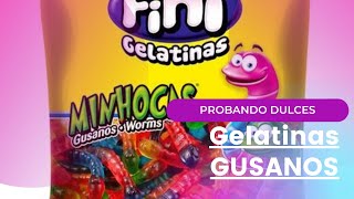 Gomitas FINI | Minhocas, Gusanos worms gelatinas