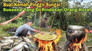 CAMPING..!!! Masak Ikan Sungai Super Pedas || Cooking Bushcraft,Alam Liar Hutan Sumatra