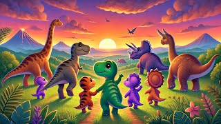 The Dinosaurs Stomp Song | Song for kids | KRISHVN