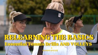 Relearning The Basics - Three Essential Tennis Drills and Volleys  #tennis #tennisdrills #footwork