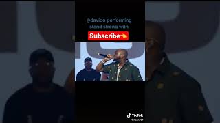 Watch out Davido perform Stand Strong live on stage🔥🔥🔥 watch and subscribe🙏