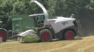 GPS Häckseln mit Claas Jaguar 970 CLAAS Direct Disc 610 LU Hannes Hauptmann Bad Blumau beim Tritical