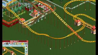 Roller Coaster Tycoon - Making a Roller Coaster - Park 1