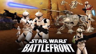 The FIRST Battle of Geonosis!  - Star Wars Battlefront 2004 - Geonosis Spire (Star Fire Mod)