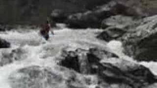 7 foot falls  Whitewater Rapids Chatooga River on a C1