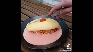 Watch How Satisfying These Japanese Omelette Omurice Unfolds #omurice #tiktokvideo #shorts