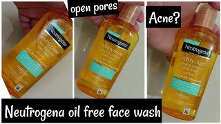 Neutrogena oil free facewash review