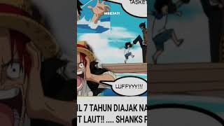 Luffy diajak naik jetski, Shanks panik 😱 #onepiece #onepiece1072 #riaricis