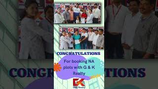 Congratulations for booking NA plots with G & K Realty | NA plots Booking At PCMC| Chikhali | Moshi