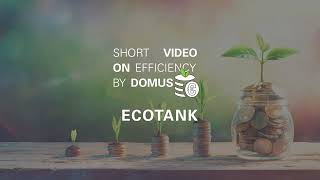 ECOTANK accessory to recirculate and reuse washing water, achieving great savings in laundry