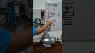 3phase motor single phase power supply using sensor with maintaining contact