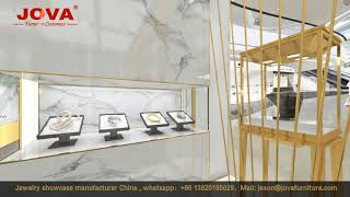 luxury jewellery shop interior design 3d