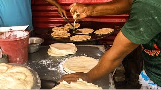 Double layer paratha Fastest Paratha Making Skill |  People Eating Breakfast with Paratha