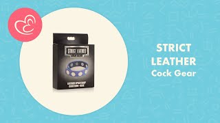 Cock Gear Verstelbare Leren Cockring Met Studs - Review | EasyToys