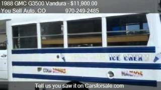 1988 GMC G3500 Vandura ICE CREAM TRUCK for sale in Montrose,