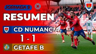 Resumen C.D. Numancia | 1-1 | Getafe C.F "B"