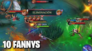 ESTO ES UNA LUCURA 🤣 - 10 FANNYS EN UNA SOLA PARTIDA