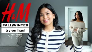 HUGE FALL/WINTER H&M TRY-ON HAUL 2023 | Nathalee Pauline