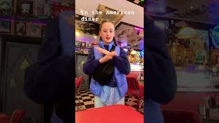 #dance at the American diner