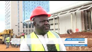 ASSEMBLEE NATIONALE: VISITE DU CHANTIER  DU FUTUR  SIEGE