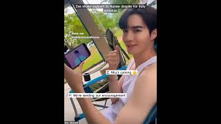 [Eng sub] The very supportive boyfriend♥👏🙊☺ #nunew #zeepruk #zeenunew #thaibl #bl #shorts #boyslove