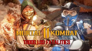 Todos los FATALITIES De MORTAL KOMBAT 11