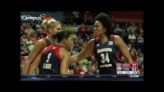 Washington Mystics vs Connecticut Sun Full Highlights 2017-07-08 WNBA