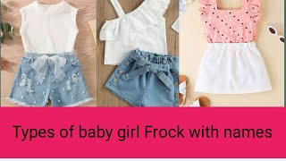 Types of baby girl Frock with names||Arpita stylish world video