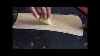 Christian Milano - How To Make Heels -  Latex Application  Shoe Leather Components Tutorial