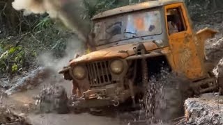 4×4  JEEP JEROKEE OFFROAD TRAIL 🔥