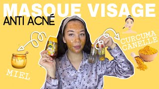 LE MEILLEUR MASQUE CONTRE L’ACNÉ : MIEL CURCUMA CANNELLE